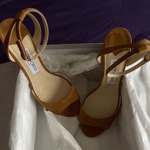 Jimmy Choo Miranda 65 Suede Sandals Sze 8.5